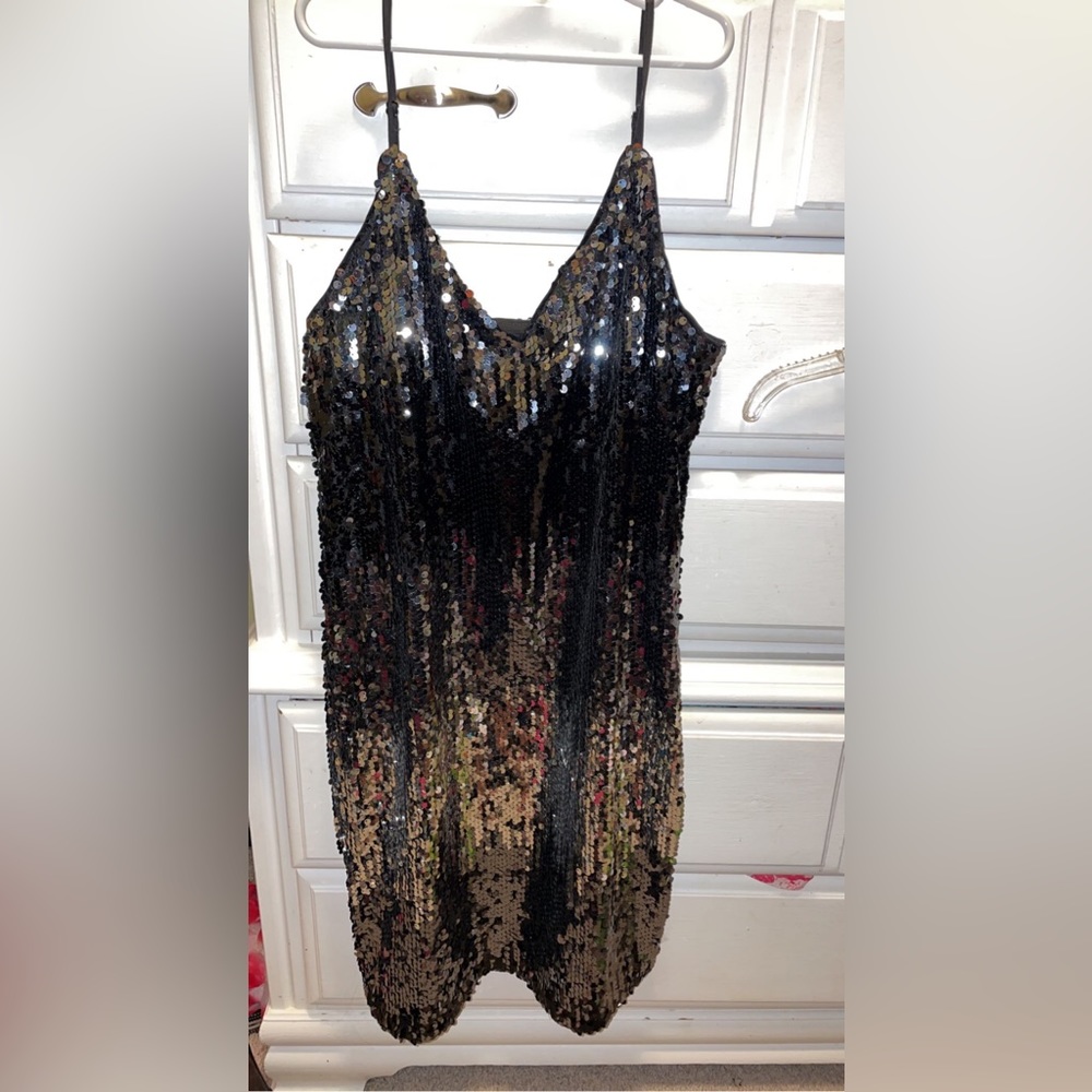 sequin mini party dress